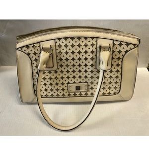 Anne Klein Women’s Beige Faux Leather Handbag
